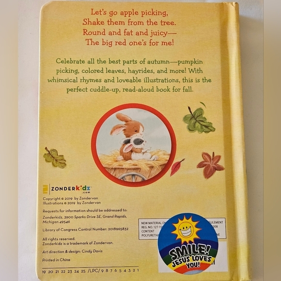 ZONDERKIDZ CHILDREN'S Book Bundle of 3 Hardcover Numbers Happy Heart Snagle time - Picture 6 of 17